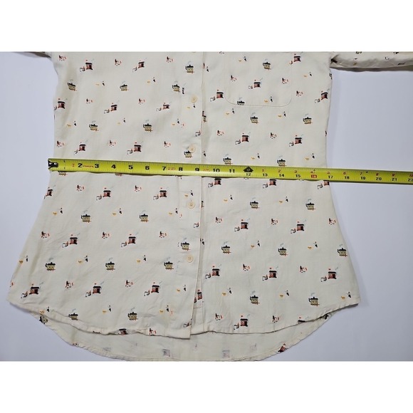 United By Blue All Over Ice-Fishing Print Shirt Women's XS - Picture 10 of 13